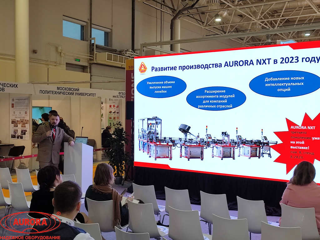 Участие завода АВРОРА в международной выставке UPAKEXPO 2023