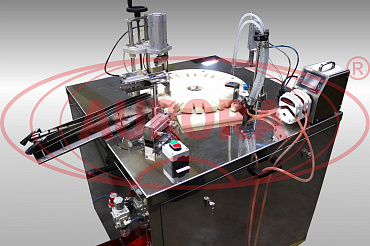 Полуавтоматический моноблок розлива и укупорки «МАСТЕР» МЗ-400ЕД для розлива и укупорки антисептических спреев пятого поколения