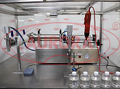 Комплект полуавтоматического оборудования для фильтрации, высокоточного дозирования и укупорки жидких и пастообразных продуктов УМФ (коллаген)