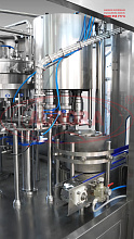 Линия розлива и упаковки сладких газированных напитков в ПЭТ-бутылки объемом 0,33/0,7 л