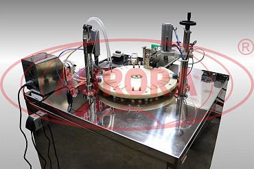 Полуавтоматический моноблок розлива и укупорки «МАСТЕР» МЗ-400ЕД для розлива и укупорки антисептических спреев пятого поколения