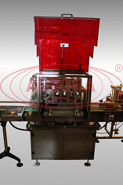 Полуавтоматическая линия розлива «МАСТЕР -ГУД» для продуктов жидкой и средневязкой консистенции