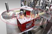 Моноблок для алюминиевых туб Мастер МЗ-400 ЕД с прессом подачи продукта и аппликатором этикеток, с функцией впрыска азота