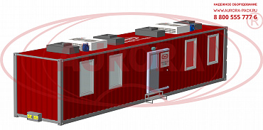 Мобильная линия розлива спирта МЗ-500Р в ISO-контейнере