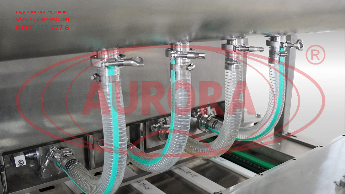 Моноблок фасовки фруктового пюре в ПЭТ-лотки объемом 280/1200 мл «МАСТЕР» мод. МЗ-400ЕД