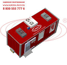 Мобильная линия розлива химии в канистры МЗ-500Р в ISO- контейнере