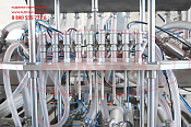 Полуавтоматическая линия розлива химической продукции в цилиндрические и плоские флаконы с распылителями объемом 100-2000 мл «Мастер»