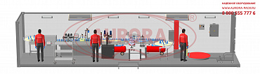 Мобильная линия розлива спирта МЗ-500Р в ISO-контейнере