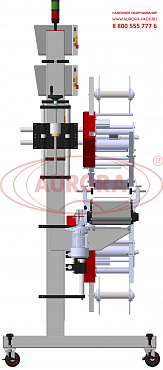 Линия этикетировки АЭ для одновременного нанесения верхней и нижней этикеток