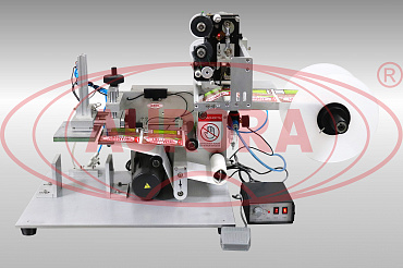 Полуавтоматический этикетировщик (для канистр) с датировщиком АЭ-4М