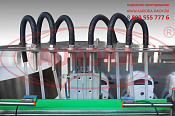 Полуавтоматическая линия розлива БАДов на водорастворимой основе во флаконы 100-150 мл «Мастер»