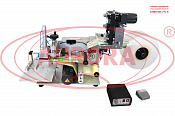 Полуавтоматический этикетировщик АЭ-4М (для пакетов) с датчиком наличия тары и датировщиком с увеличенной платформой
