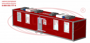 Мобильная линия розлива спирта МЗ-500Р в ISO-контейнере