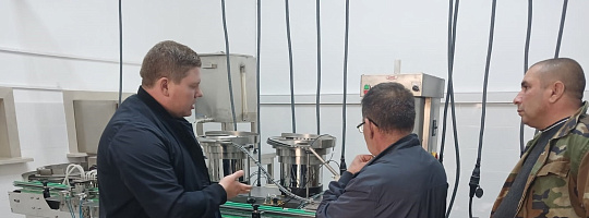Линия розлива «Ниагара» от завода АВРОРА на объекте заказчика в Азербайджане