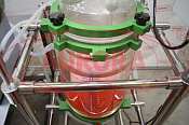 Стеклянный реактор на 10 л с защитной оболочкой