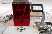 Автомат закаточный для пенициллиновых флаконов МЗ-400Е4М с загрузочным лотком, поворотным столом и лотком выгрузки